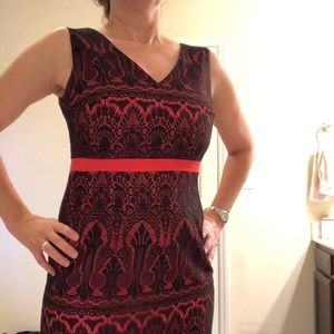 Beautiful black and red dress